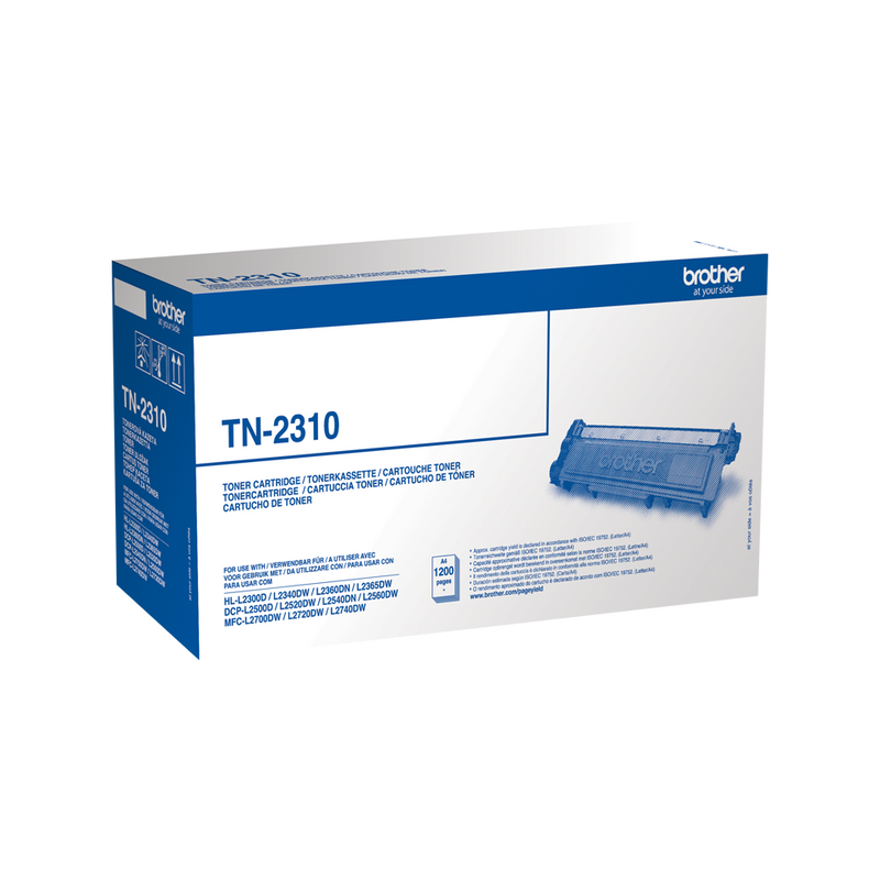 Brother Black Toner Cartridge 1.2k pages - TN2310 - ONE CLICK SUPPLIES