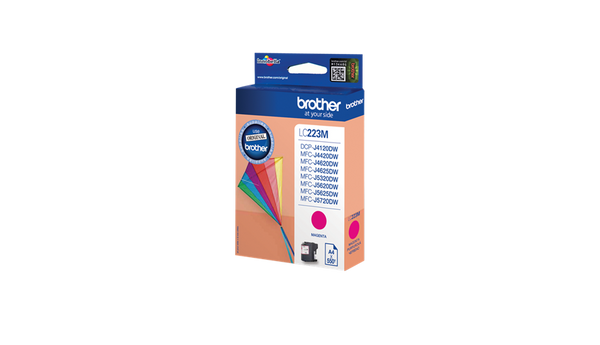 Brother Magenta Ink Cartridge 6ml - LC223M - ONE CLICK SUPPLIES