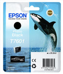 Epson T7601 Killer Whale Photo Black Standard Capacity Ink Cartridge 26ml - C13T76014010 - ONE CLICK SUPPLIES