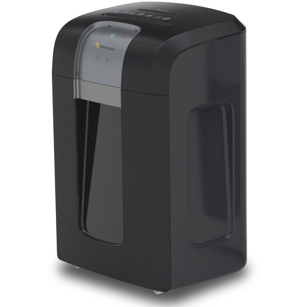 Bonsaii 3S16 Cross Cut Shredder 16 Litre 12 Sheet Black - 50010 - ONE CLICK SUPPLIES