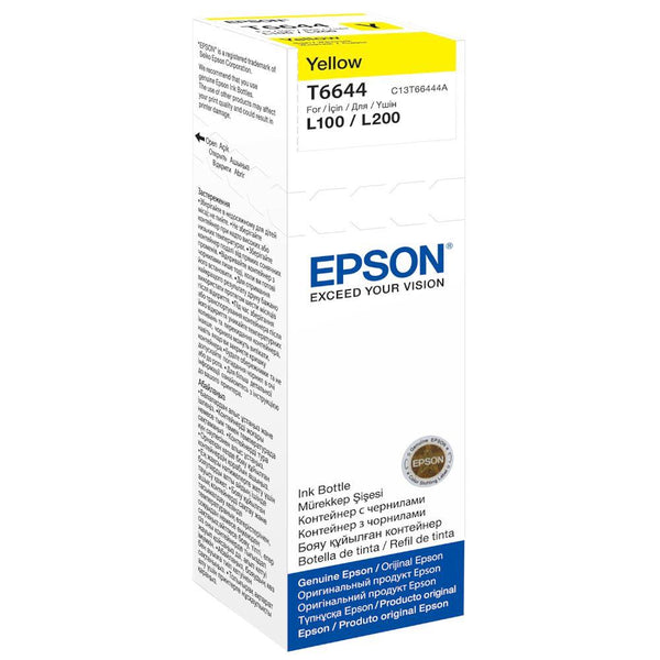 Epson 664 Yellow Ink Cartridge 70ml - C13T664440 - ONE CLICK SUPPLIES