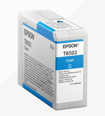 Epson T8502 Cyan Ink Cartridge 80ml - C13T850200 - ONE CLICK SUPPLIES