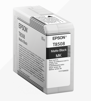 Epson T8508 Matte Black Ink Cartridge 80ml - C13T850800 - ONE CLICK SUPPLIES