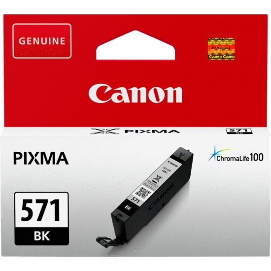 Canon CLI571BK Black Standard Capacity Ink Cartridge 7ml - 0385C001 - ONE CLICK SUPPLIES