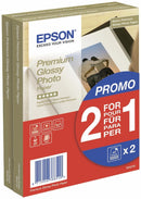 Epson Glossy Photo Paper 10 x 15cm 2 x 40 Sheets - C13S042167 - ONE CLICK SUPPLIES
