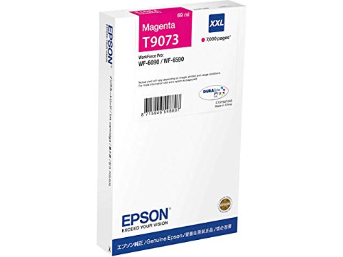 Epson T9073 Magenta Ink Cartridge 69ml - C13T907340 - ONE CLICK SUPPLIES