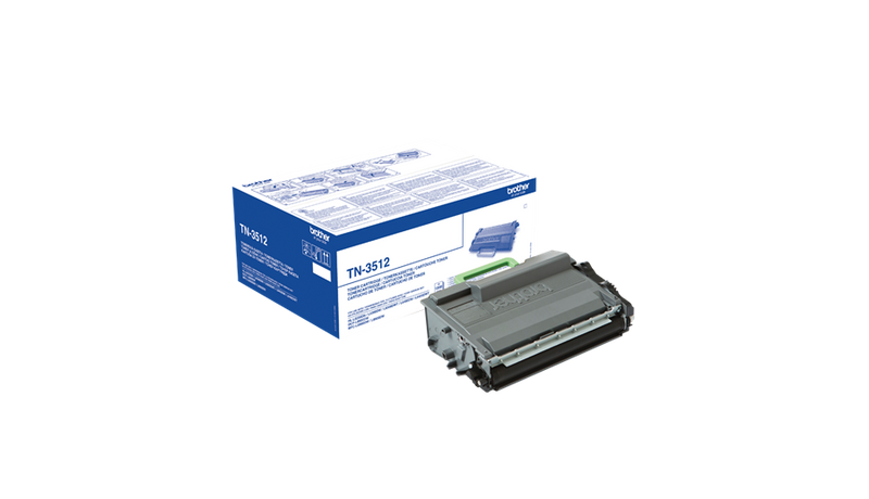 Brother Black Toner Cartridge 12k pages - TN3512 - ONE CLICK SUPPLIES