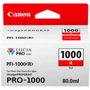 Canon PFI1000R Red Standard Capacity Ink Cartridge 80ml - 0554C001 - ONE CLICK SUPPLIES