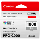 Canon PFI1000GY Grey Standard Capacity Ink Cartridge 80ml - 0552C001 - ONE CLICK SUPPLIES