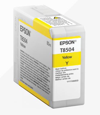 Epson T8504 Yellow Ink Cartridge 80ml - C13T850400 - ONE CLICK SUPPLIES