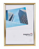 Photo Album Co Inspire For Business Certificate/Photo Frame A4 Plastic Frame Plastic Front Gold - EASA4GDP - ONE CLICK SUPPLIES