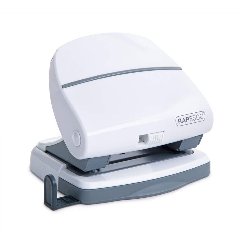 Rapesco P30 2 Hole Punch Metal 30 Sheet White - 1274 - ONE CLICK SUPPLIES