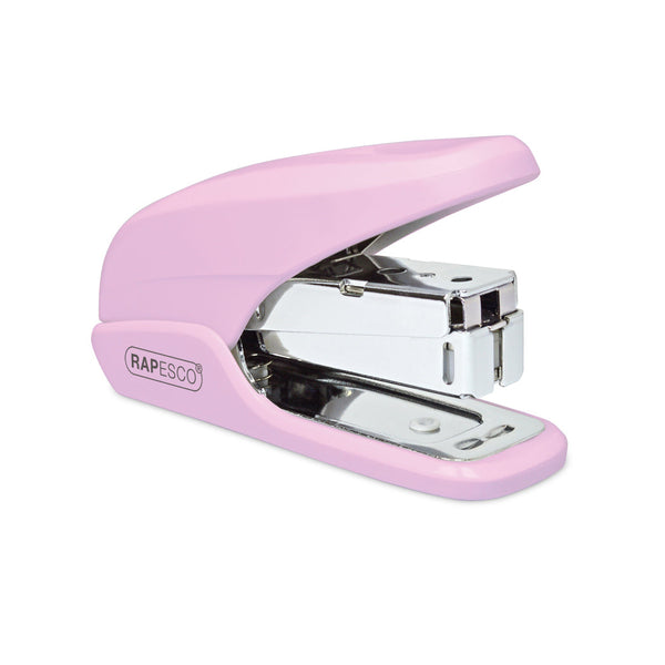 Rapesco X5 Mini Less Effort Stapler Plastic 20 Sheet Pink - 1337 - ONE CLICK SUPPLIES