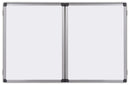 Bi-Office Maya Trio Magnetic Lacquered Steel Whiteboard Aluminium Frame 1200x900mm - TR02020108170 - ONE CLICK SUPPLIES