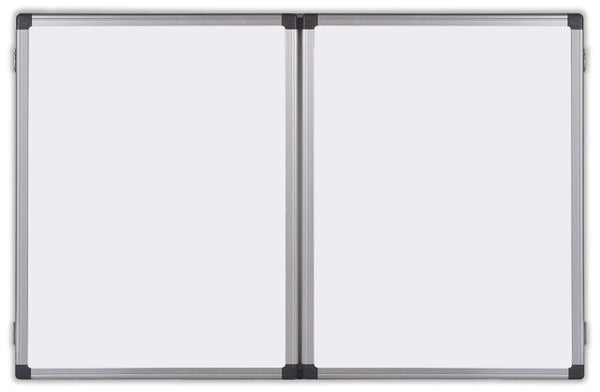 Bi-Office Maya Trio Magnetic Lacquered Steel Whiteboard Aluminium Frame 1200x900mm - TR02020108170 - ONE CLICK SUPPLIES