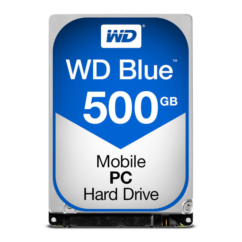 Western Digital Blue 500GB 2.5 Inch SATA 6Gbs 5400 RPM Internal Hard Drive - ONE CLICK SUPPLIES