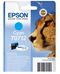 Epson T0712 Cheetah Cyan Standard Capacity Ink Cartridge 6ml - C13T07124012 - ONE CLICK SUPPLIES