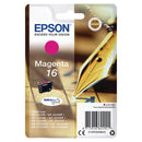 Epson 16 Pen and Crossword Magenta Standard Capacity Ink Cartridge 3ml - C13T16234012 - ONE CLICK SUPPLIES