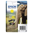 Epson 24XL Elephant Yellow High Yield Ink Cartridge 9ml - C13T24344012 - ONE CLICK SUPPLIES