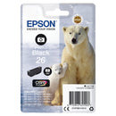 Epson 26 Polar Bear Photo Black Standard Capacity Ink Cartridge 5ml - C13T26114012 - ONE CLICK SUPPLIES