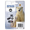Epson 26XL Polar Bear Photo Black High Yield Ink Cartridge 9ml - C13T26314012 - ONE CLICK SUPPLIES