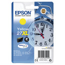 Epson 27XL Alarm Clock Yellow High Yield Ink Cartridge 10ml - C13T27144012 - ONE CLICK SUPPLIES