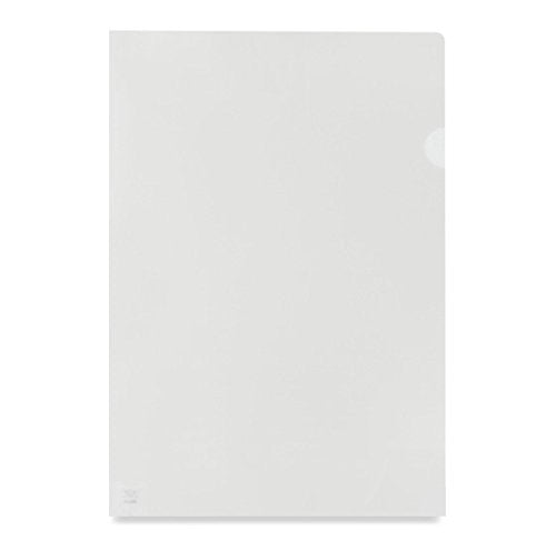 ValueX Cut Flush Folder Polypropylene A4 Orange Peel Clear (Pack 100) - 8020638 - ONE CLICK SUPPLIES