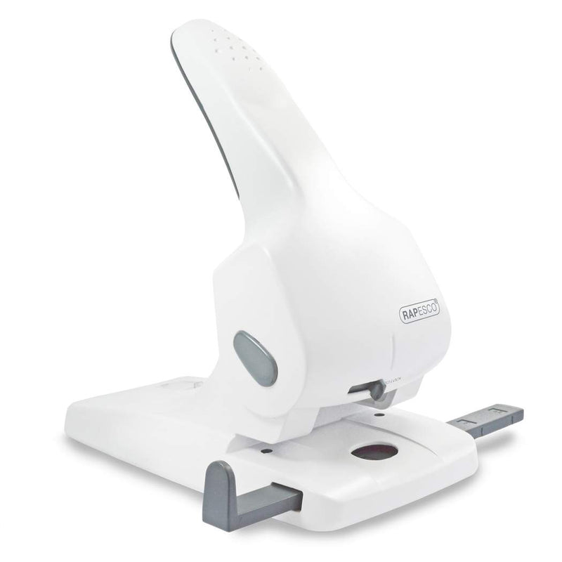 Rapesco Zero 65 2 Hole Punch Heavy Duty Metal 65 Sheet White - 1383 - ONE CLICK SUPPLIES