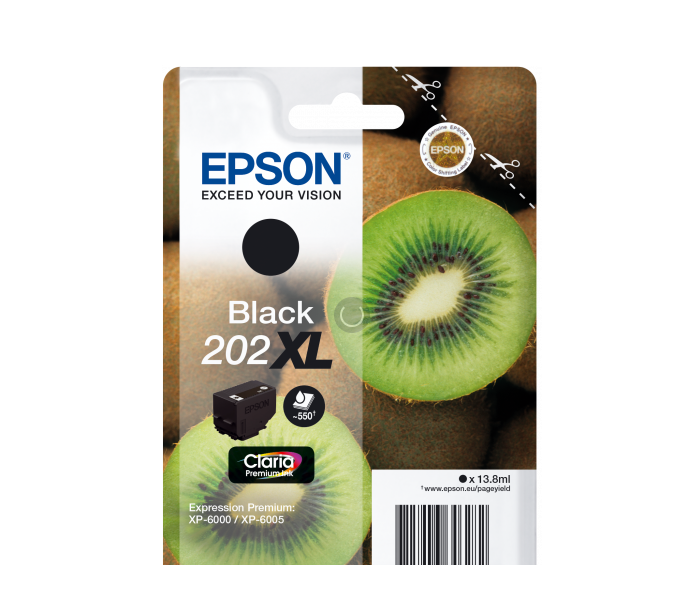 Epson 202XL Kiwi Black High Yield Ink Cartridge 14ml - C13T02G14010 - ONE CLICK SUPPLIES