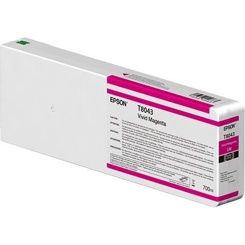 Epson T8043 Vivid Magenta Ink Cartridge 700ml - C13T804300 - ONE CLICK SUPPLIES