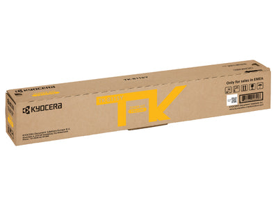 Kyocera TK8115Y Yellow Toner Cartridge 6k pages - 1T02P3ANL0 - ONE CLICK SUPPLIES