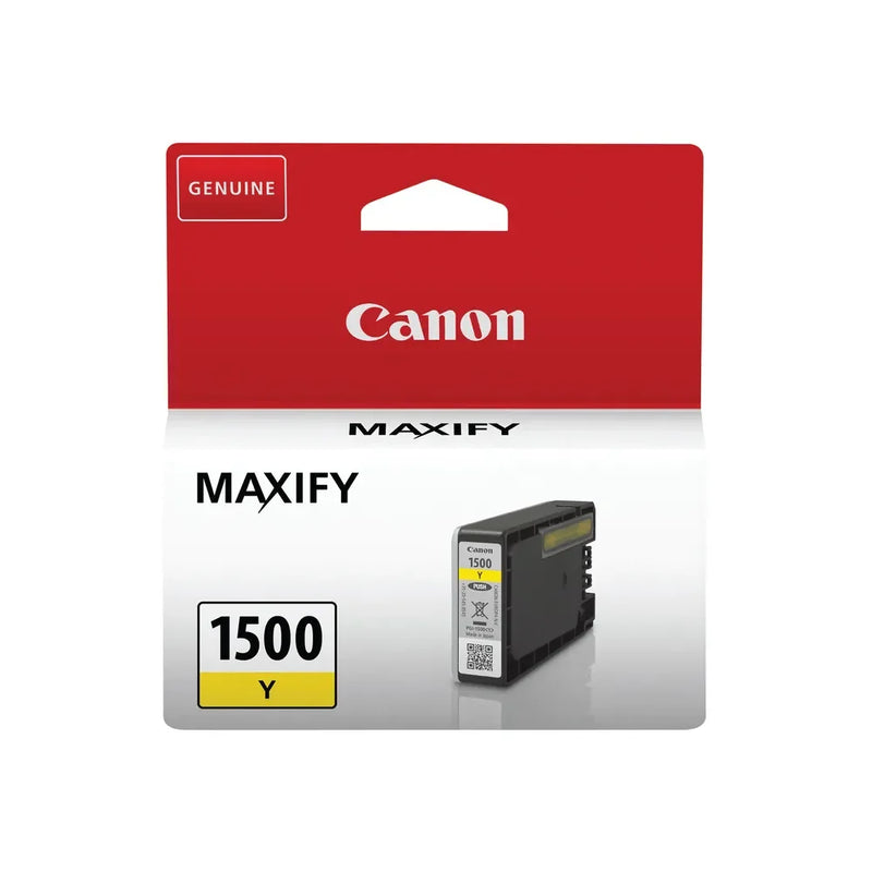 Canon PGI1500 Yellow Standard Capacity Ink cartridge 300 Pages - 9231B001 - ONE CLICK SUPPLIES