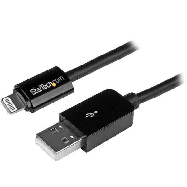 StarTech.com 3m Black Apple Lightning Cable - ONE CLICK SUPPLIES