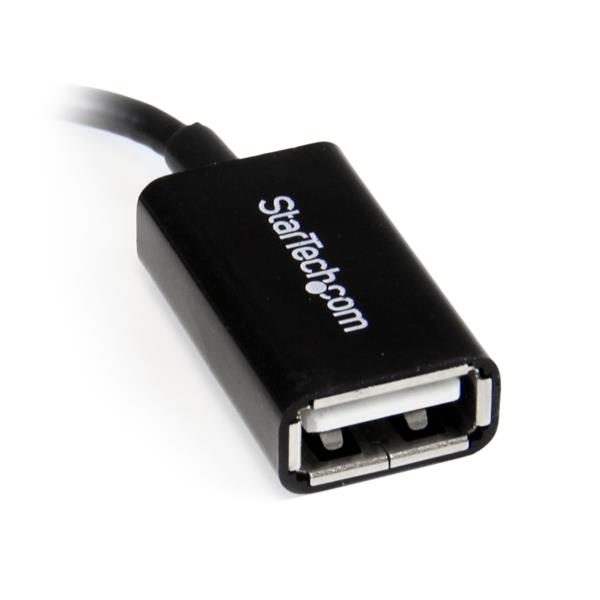 StarTech.com 5in Right Angle Micro USB to USB - ONE CLICK SUPPLIES