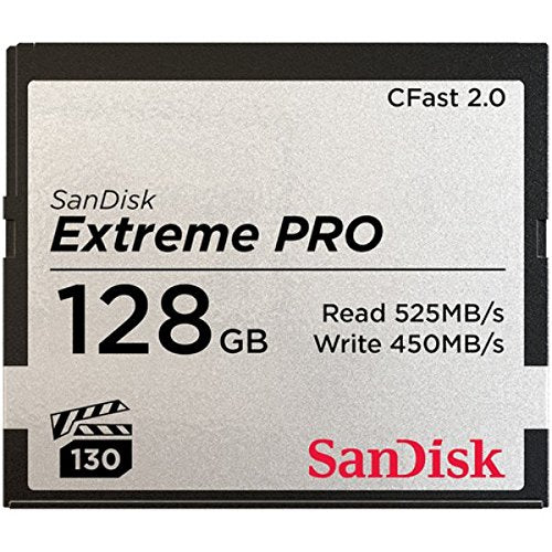 Sandisk 128GB Extreme Pro CFast 2.0 Memory Card - ONE CLICK SUPPLIES