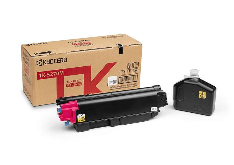 Kyocera TK5270M Magenta Toner Cartridge 8k pages - 1T02TVBNL0 - ONE CLICK SUPPLIES