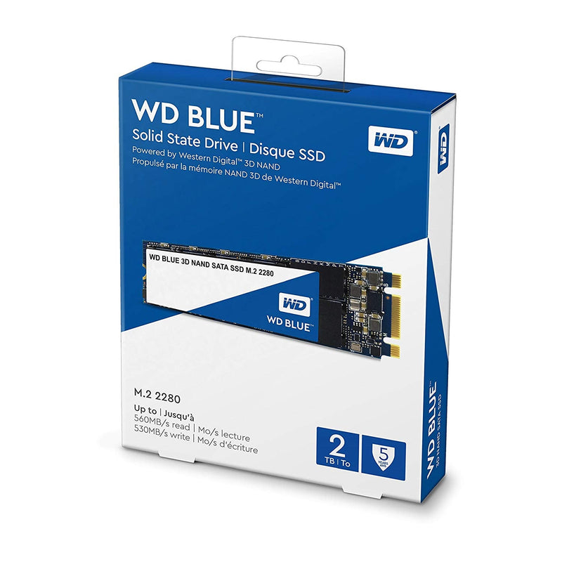 SSD Int 2TB Blue 3D NAND SATA M.2 - ONE CLICK SUPPLIES