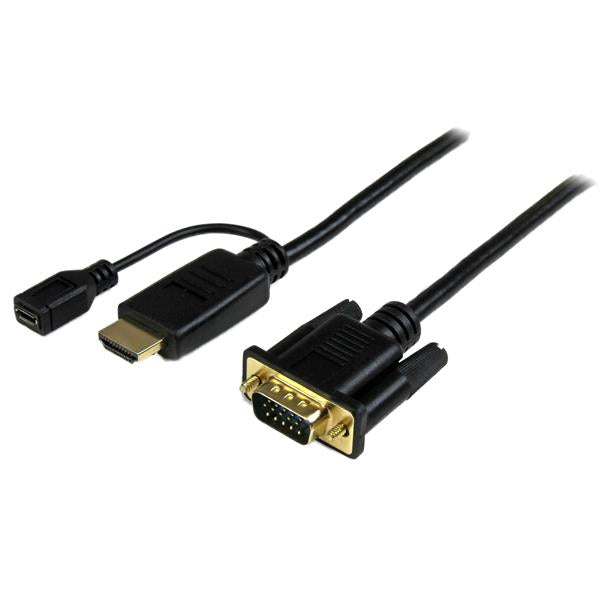 StarTech.com 3ft HDMI to VGA Converter - ONE CLICK SUPPLIES