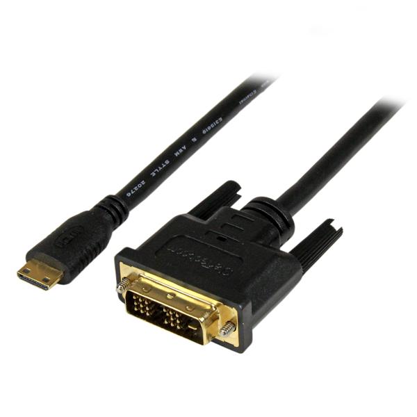 StarTech.com 1m Mini HDMI to DVI D Cable - ONE CLICK SUPPLIES