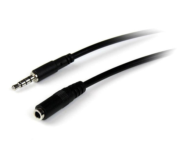 StarTech.com 2m 3.5mm TRRS Extension - ONE CLICK SUPPLIES