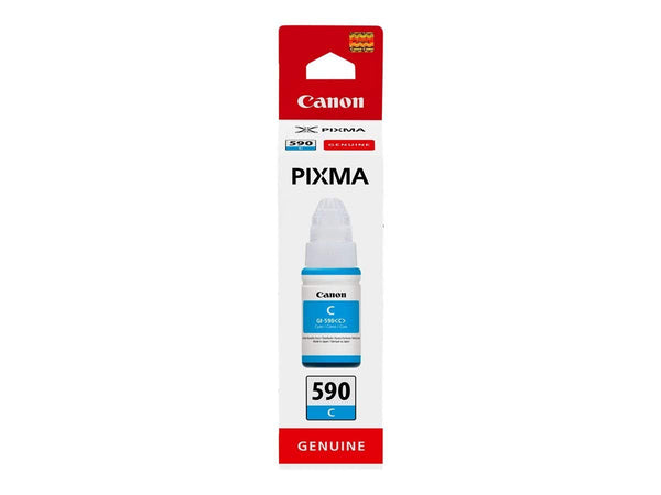 Canon GI590C Cyan Standard Capacity Ink Bottle 70ml - 1604C001 - ONE CLICK SUPPLIES