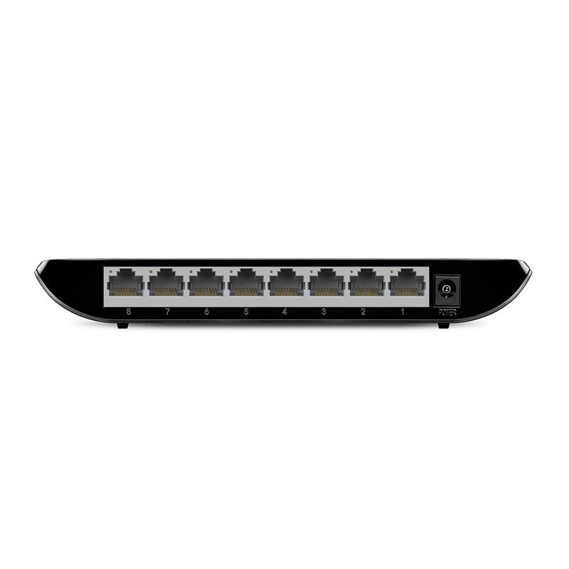 TP Link SG1008D 8 Port Gigabit Ethernet Unmanaged Desktop Switch Black - ONE CLICK SUPPLIES