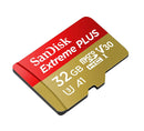 SanDisk Extreme Plus 32GB Class 10 UHS-I-U3 Micro SDHC - ONE CLICK SUPPLIES