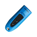 SanDisk 32GB Ultra USB3.0 Slide Blue Flash Drive Up to 100Mbs Read Speed - ONE CLICK SUPPLIES