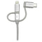 StarTech.com 1M 3 in 1 Lightening USB Cable - ONE CLICK SUPPLIES