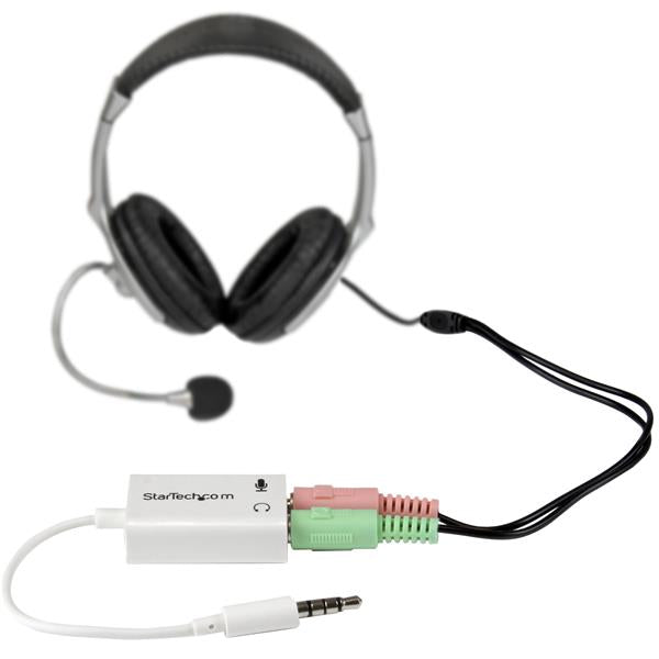 StarTech.com 3.5mm Headset Splitter - ONE CLICK SUPPLIES