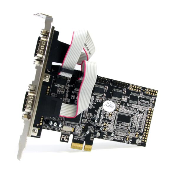 StarTech.com 4 Port Native PCIE RS232 Serial Card - ONE CLICK SUPPLIES