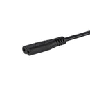 StarTech.com 6 ft Laptop Power Cord 2 Slot for UK - ONE CLICK SUPPLIES