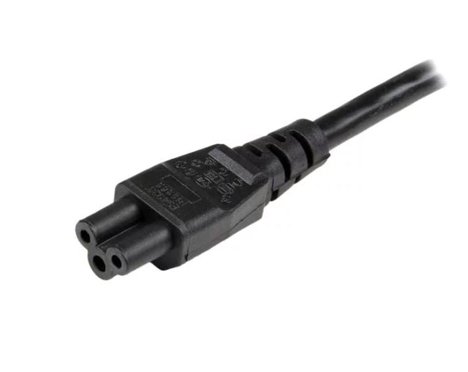 StarTech.com 1m 3 Prong Laptop Power Cord CEE7 to C5 - ONE CLICK SUPPLIES