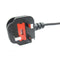 StarTech.com 1m BS 1363 to C5 Power Cord UK - ONE CLICK SUPPLIES